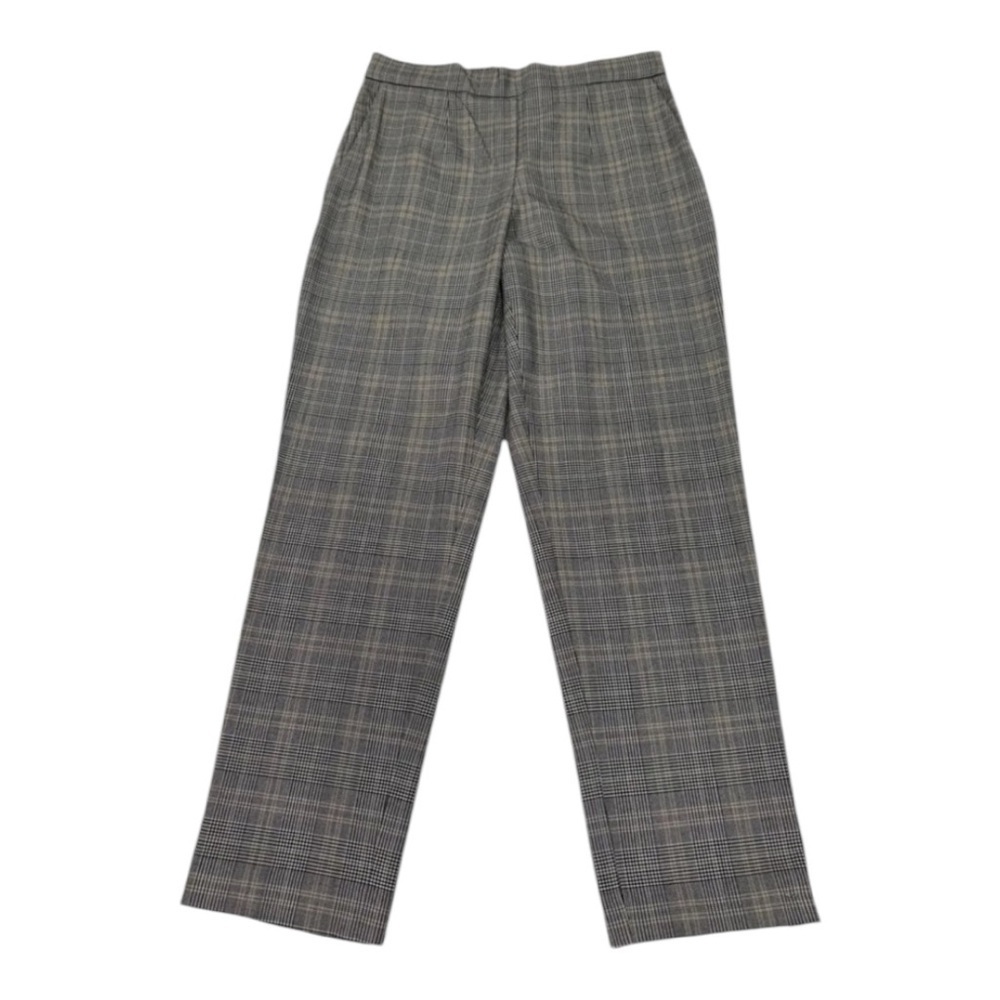 Aritzia Babaton Sz 4 Atelier Conan Straight Leg Trouser
Plaid Pant Black/White
